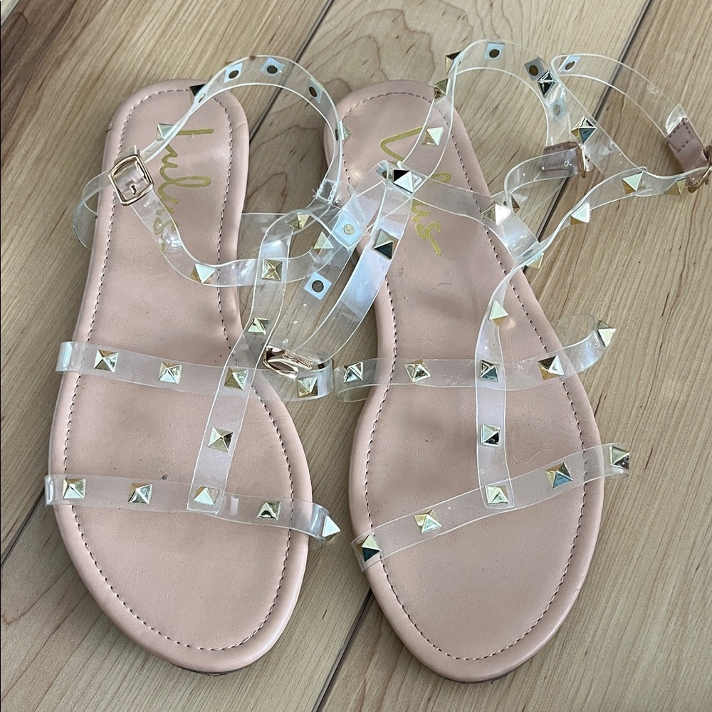 Jelly and Gold Sandals